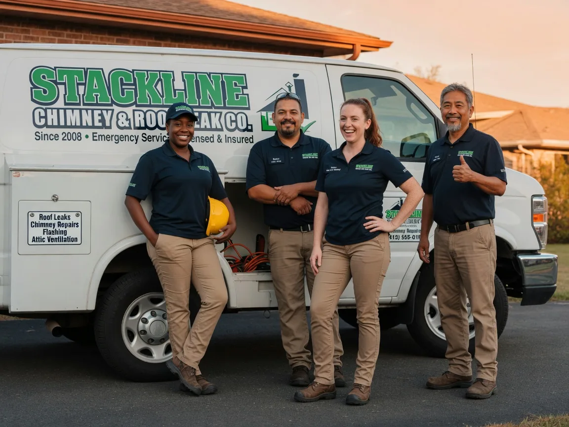 Chimney flashing repair company in Drums, PA